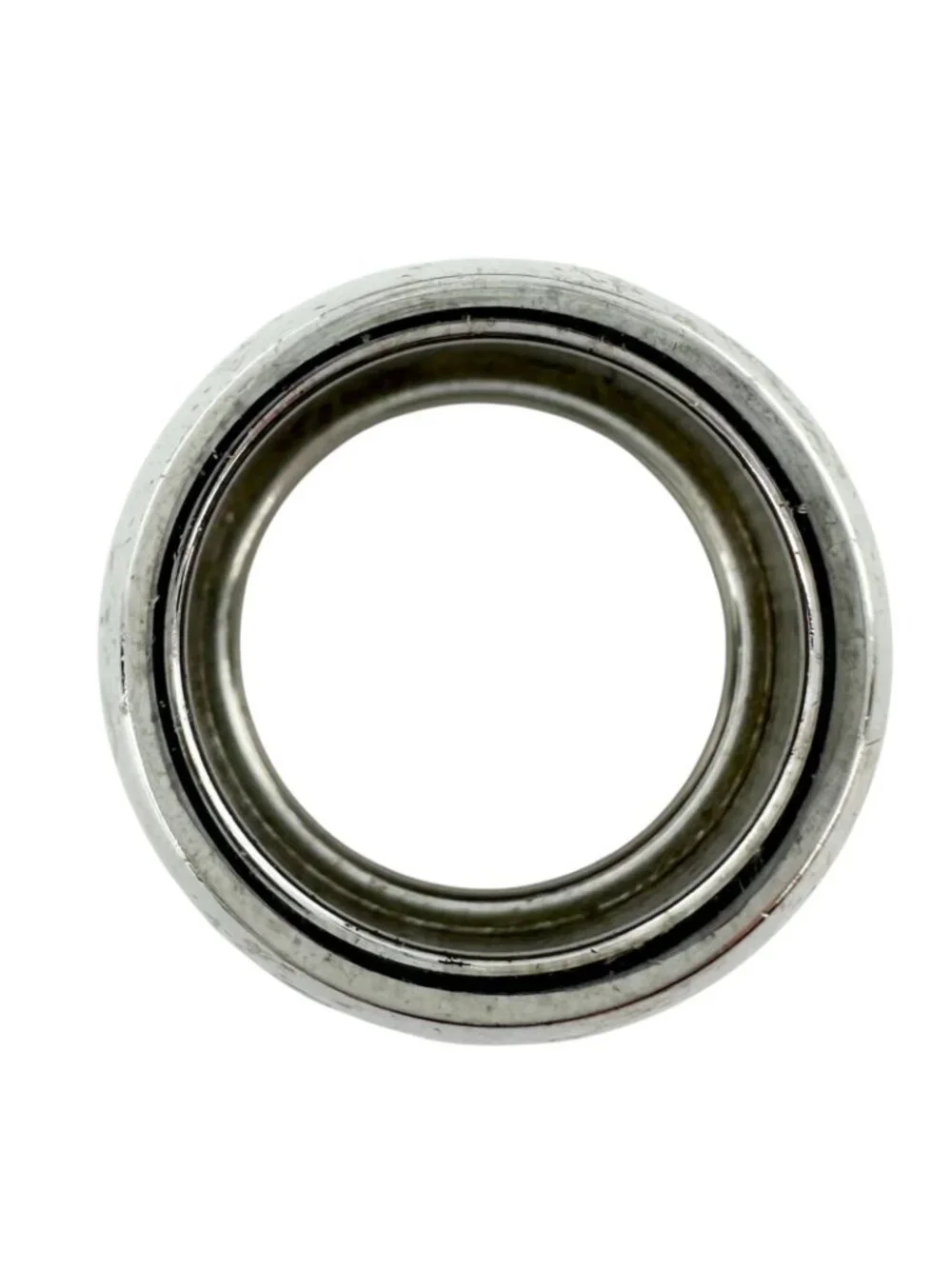 Chanel Ring Silver CC Logo